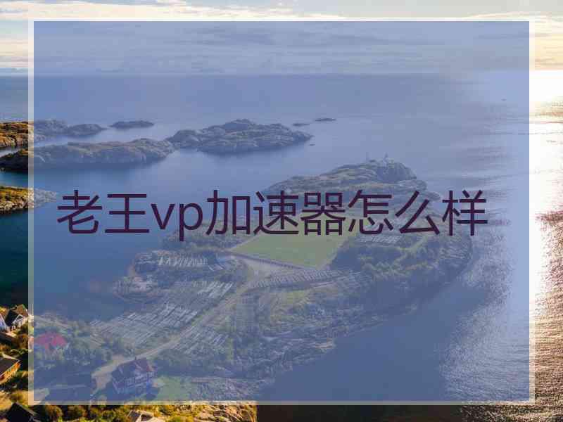 老王vp加速器怎么样