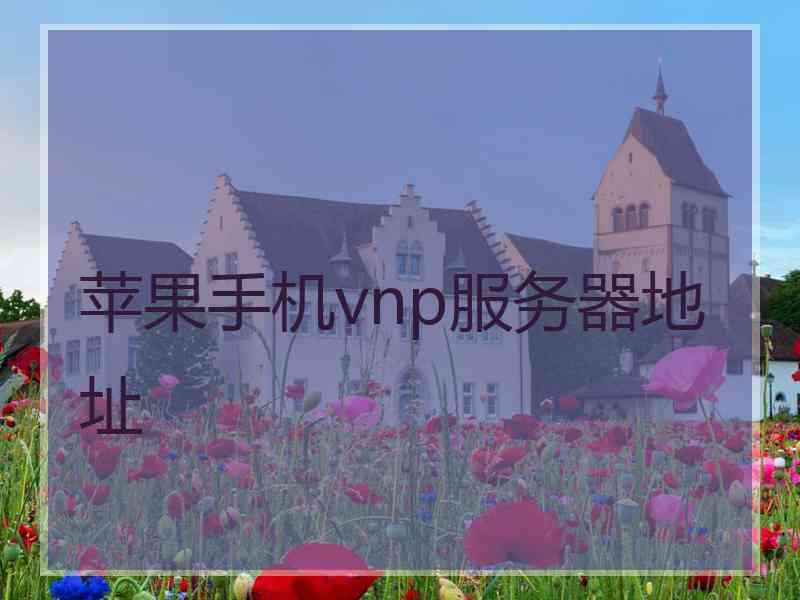 苹果手机vnp服务器地址