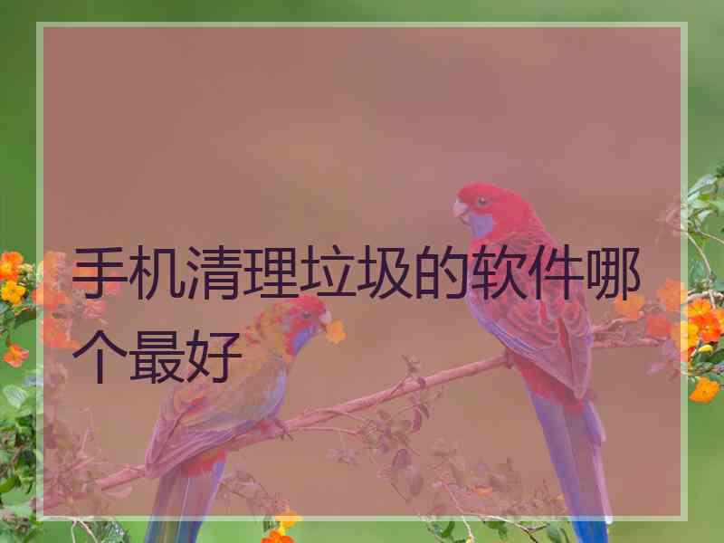 手机清理垃圾的软件哪个最好