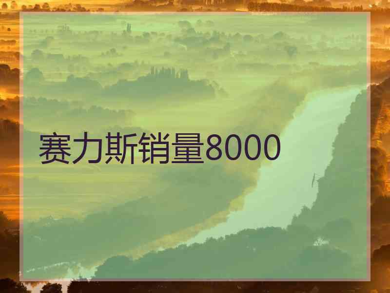 赛力斯销量8000