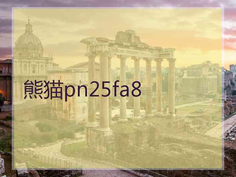 熊猫pn25fa8