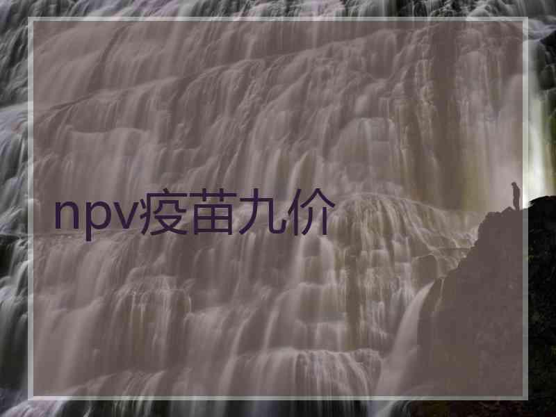 npv疫苗九价