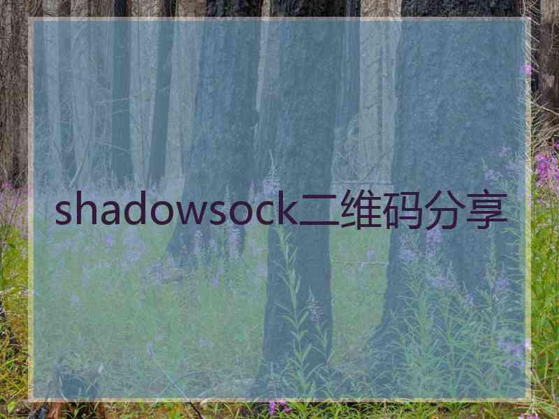 shadowsock二维码分享