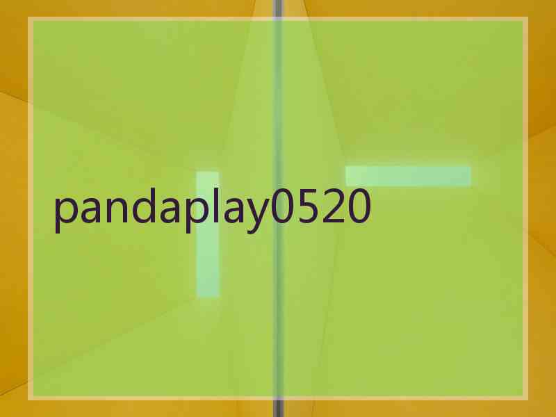 pandaplay0520