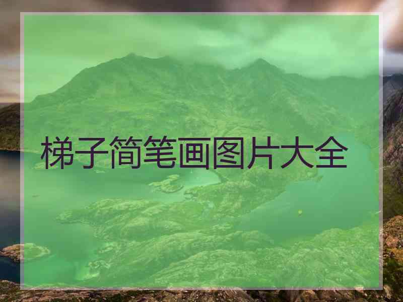 梯子简笔画图片大全