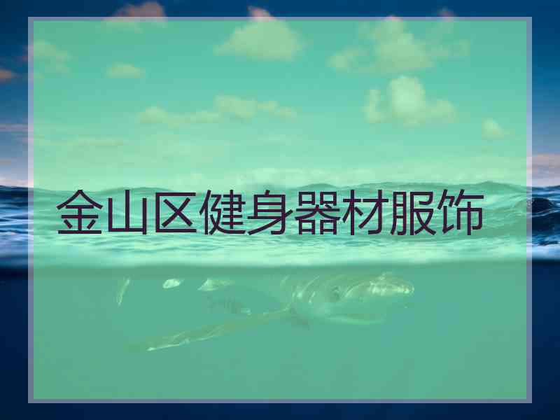 金山区健身器材服饰