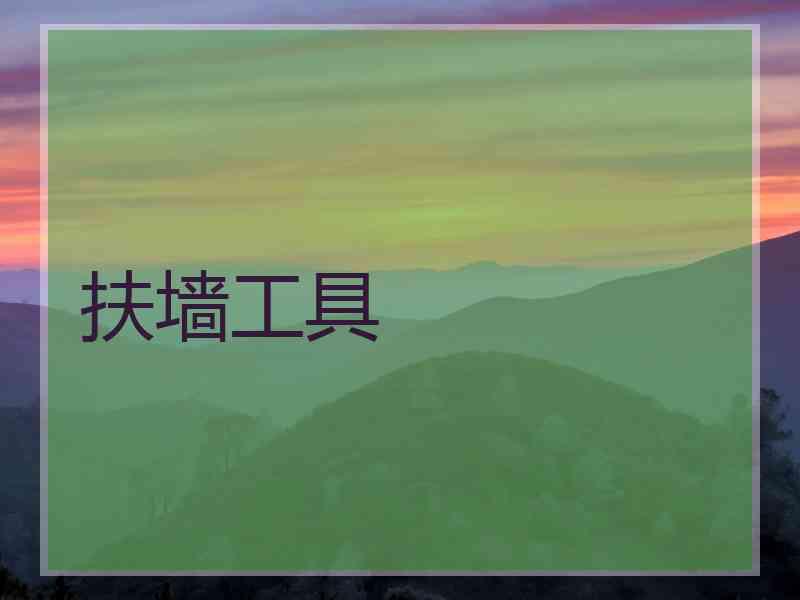 扶墙工具