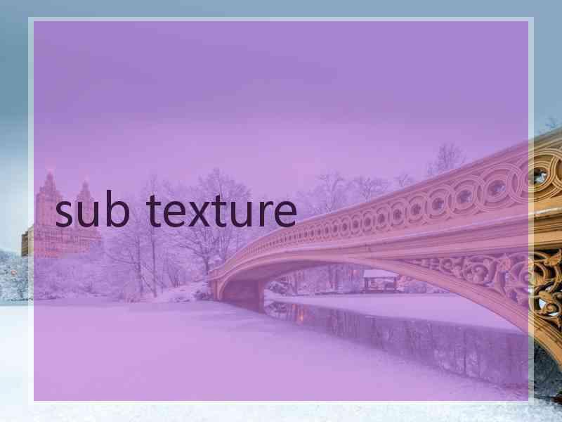 sub texture